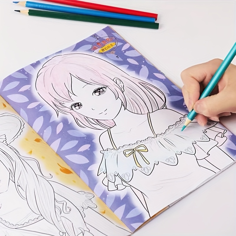 A Coloring Book Featuring Princesses Designed for Young Children, with Large, Easy-To-Draw Images And Bold Outlines, Perfect for Educational Fun for Kids Aged 3 And Up ? an Ideal Holiday Present for Girls. Chinese Version