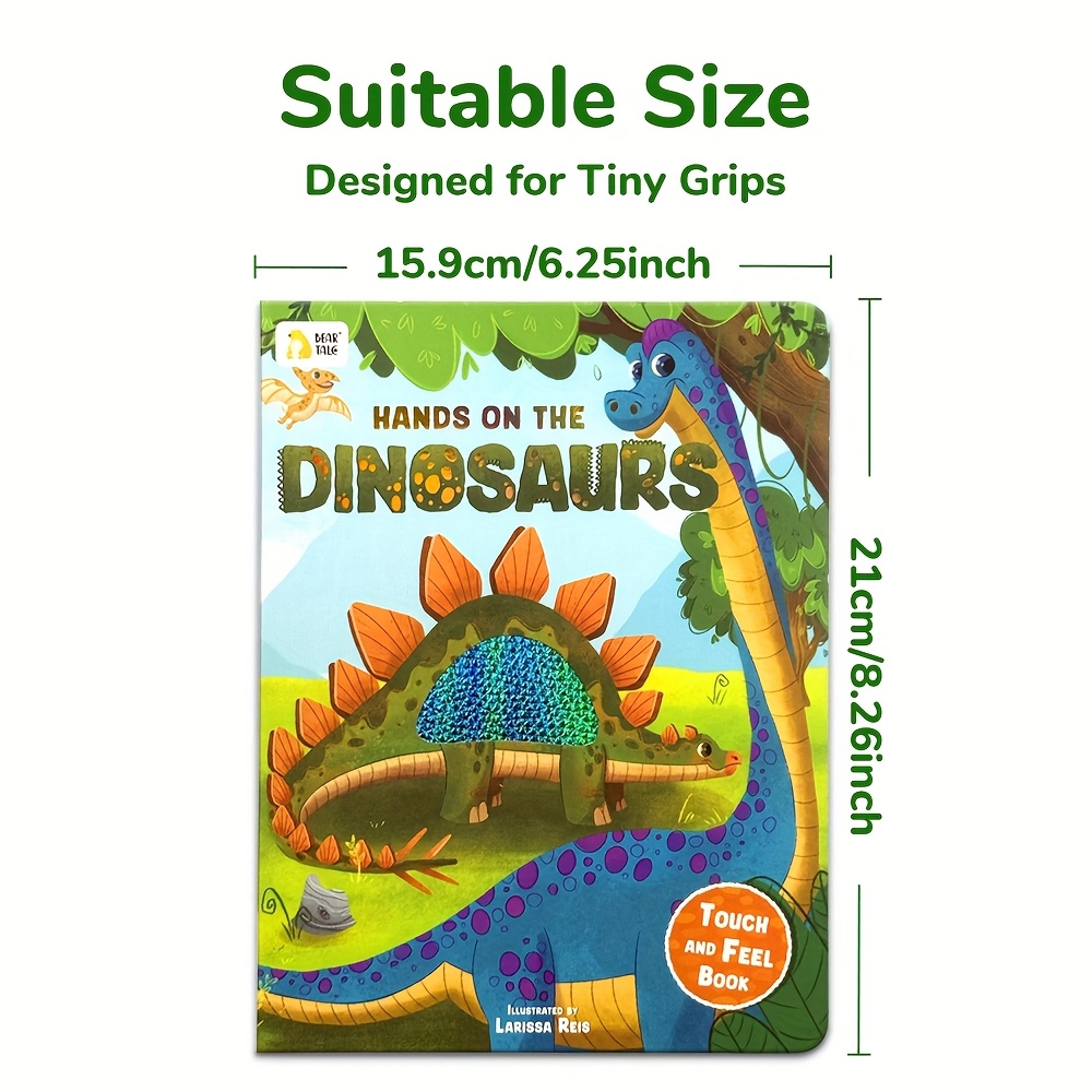 Touch Sensing Book for Children, Dinosaurs Learning Adventure