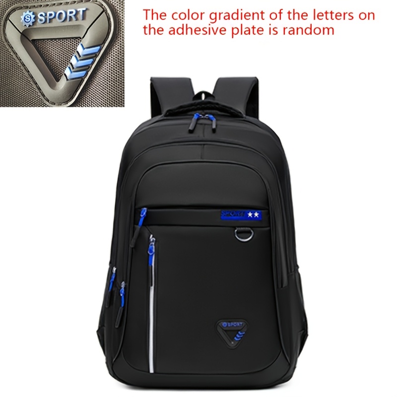 Travel Backpack Large Capacity Wear-resistant Weight Reduction Men Women Autumn Winter Style Double Shoulder Bag, Christmas Gift, Student Laptop Bag, Travel School (random Logo)