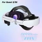head strap battery 10000mah for quest 3 3 strap replacement for vr headset pd18w fast charging support adjustable headband for 3s quest 3 accessories