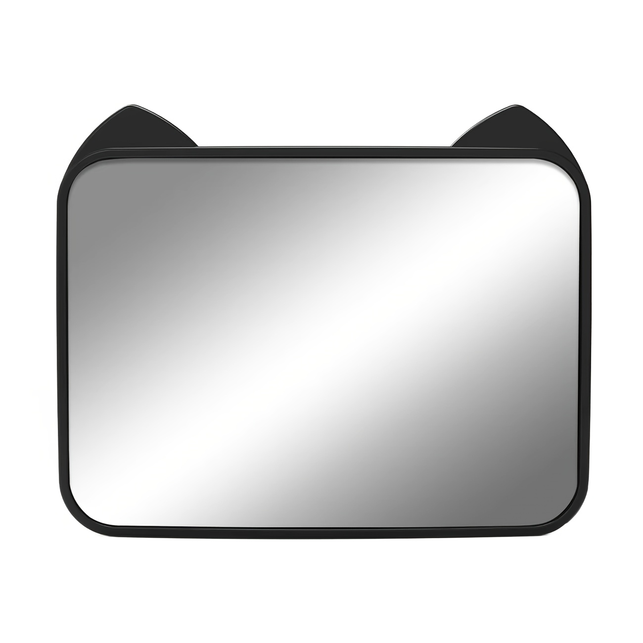 TEMU Cute Cat Ear Car Mirror Back Seat Rear Facing Safety Mirror For Cars