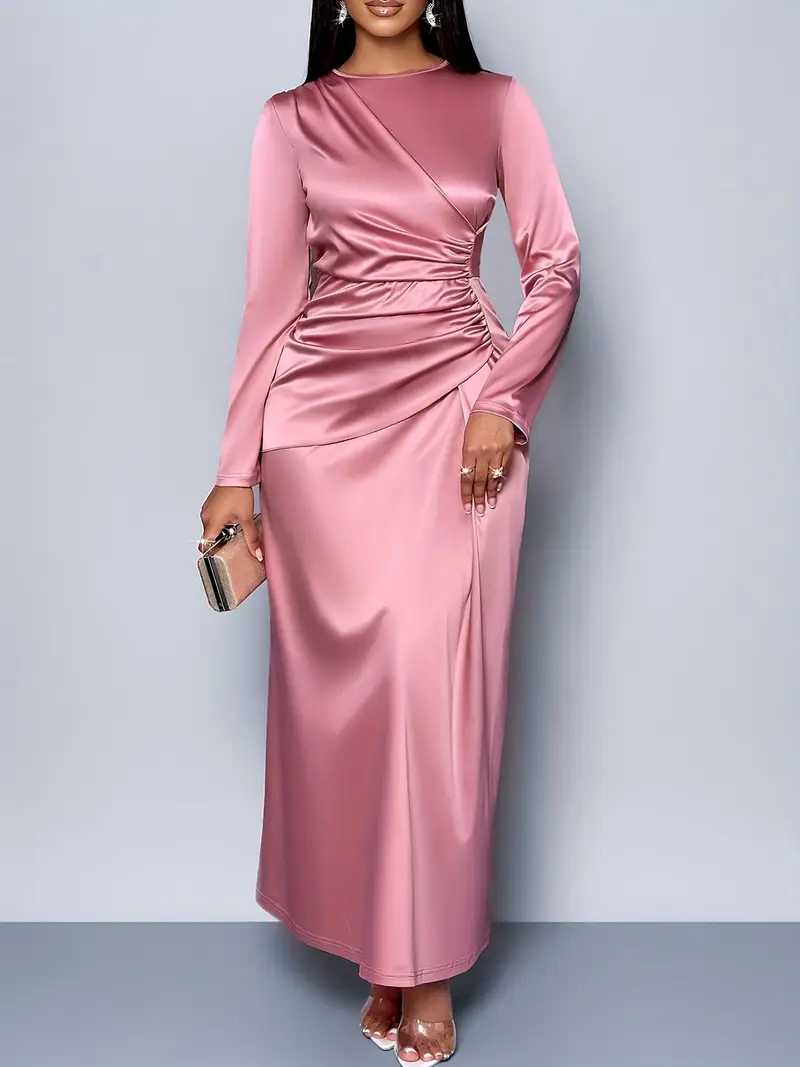 party wear dress for women pink colour Lovely dusty pink party dress perfect for a romantic evening, party or any other special occasion. - *Color*: Soft, muted pink with a hint of elegance or any colour of choice
