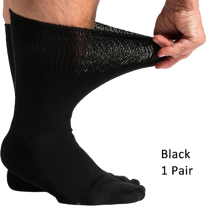 Image of Extra Wide Socks For Feet Men Women 10-13 13-15 Non Binding Loose Cover Cast Over The Size