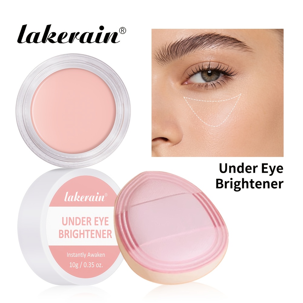 Under Eye With Thumb-sized Puff, Conceals Dark Circles And For Flawless Makeup, Enriched With Shea Butter And Sodium Hyaluronate To Skin, Breathable Puff For Effortless Application