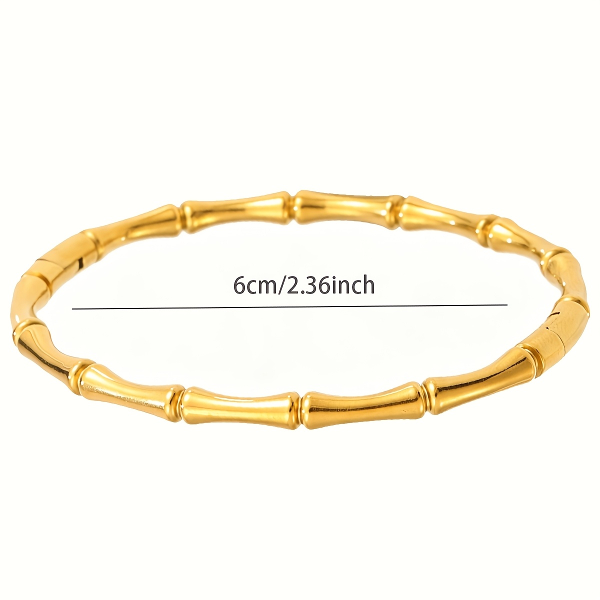 2pcs Oriental Elegance Double Bangle Set, Modern Design