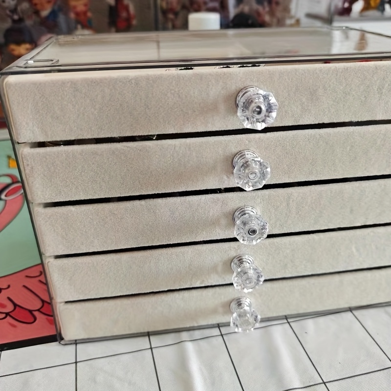 exquisite 5 layer jewelry box with velvet lining large capacity anti scratch design   storage solution for   jewelry boxes Product details 2