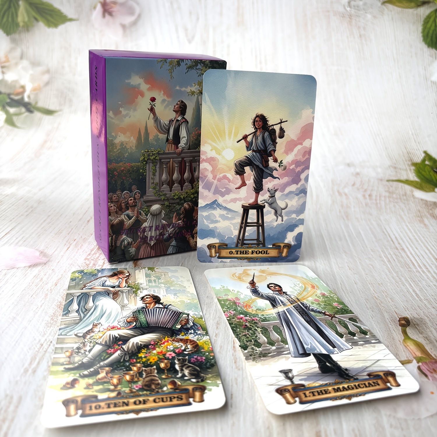 Tarot Card English Pdf Universal Guide 78 Cards 12/7cm 2.75/4.72in Innovative Illustrations