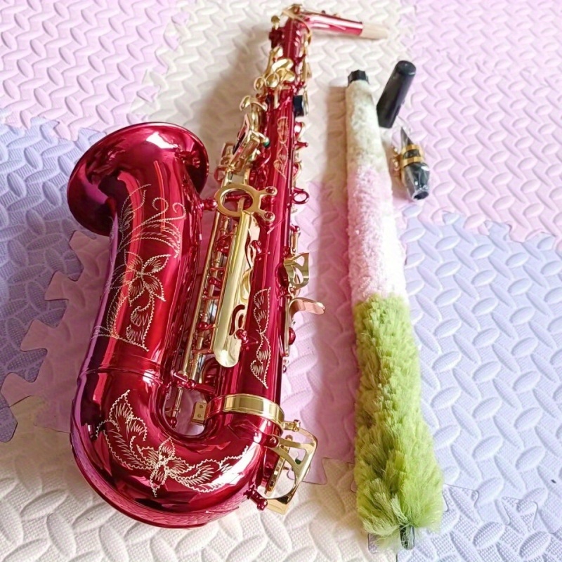 新作 最高品質アルトサックス レッドサックス アルト楽器 ケース付き
