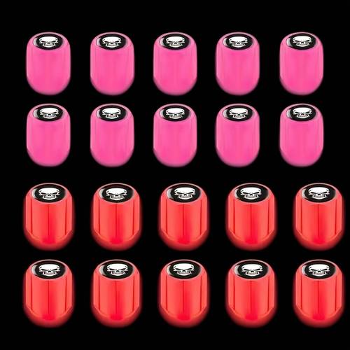 pattern 20pcs mixed pack luminous caps fashionable car caps suitable for all universal vehicle use