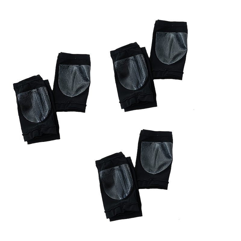 Image of 6pcs Gel Heel Protectors, Soft Gel Heel Cushions, Heel Supports For Daily Foot Care, Moisturizing Foot Sleeves
