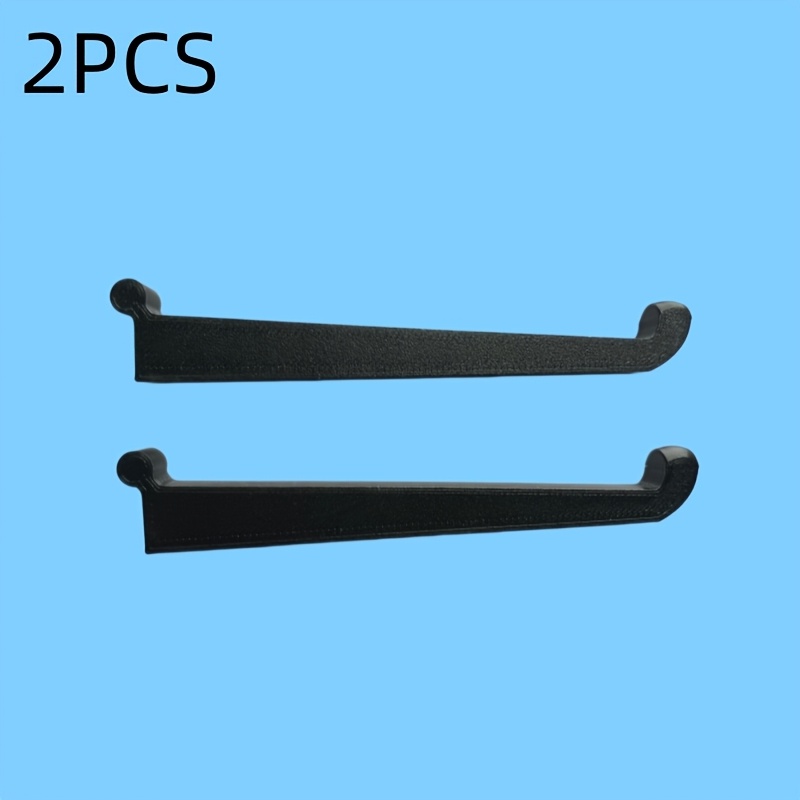 Image of 2pcs Rv Keder Rail Hooks, 120mm/4.72in Long Hooks For Keder Rail Above Windows, Used As A Bracket For Lamps Or Lanterns