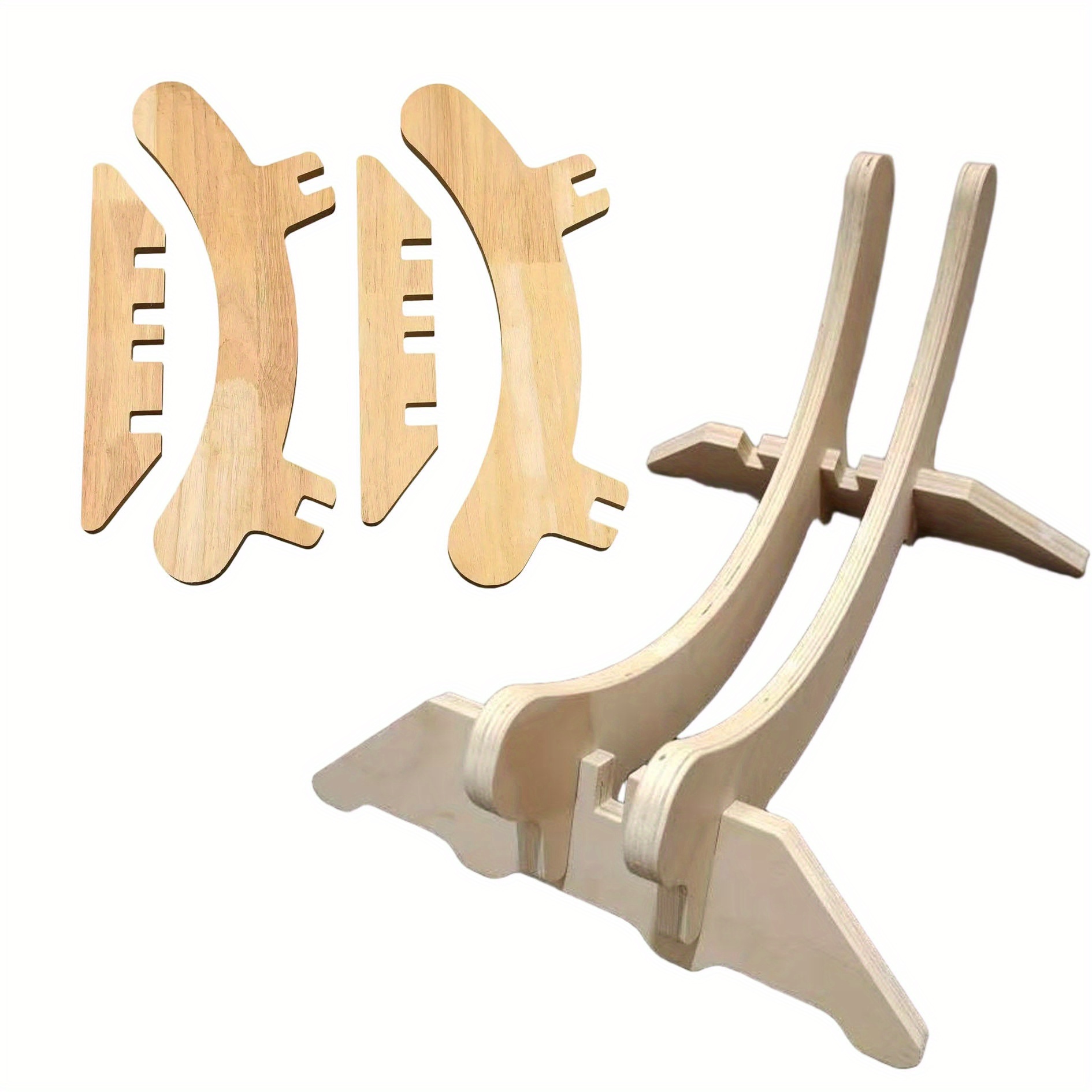 1 Wooden Fixed Bicycle Floor Stand with 4 Adjustable Sizes, Suitable for Commuter, Mountain, Road, and Gravel Bikes - Home Storage Solution