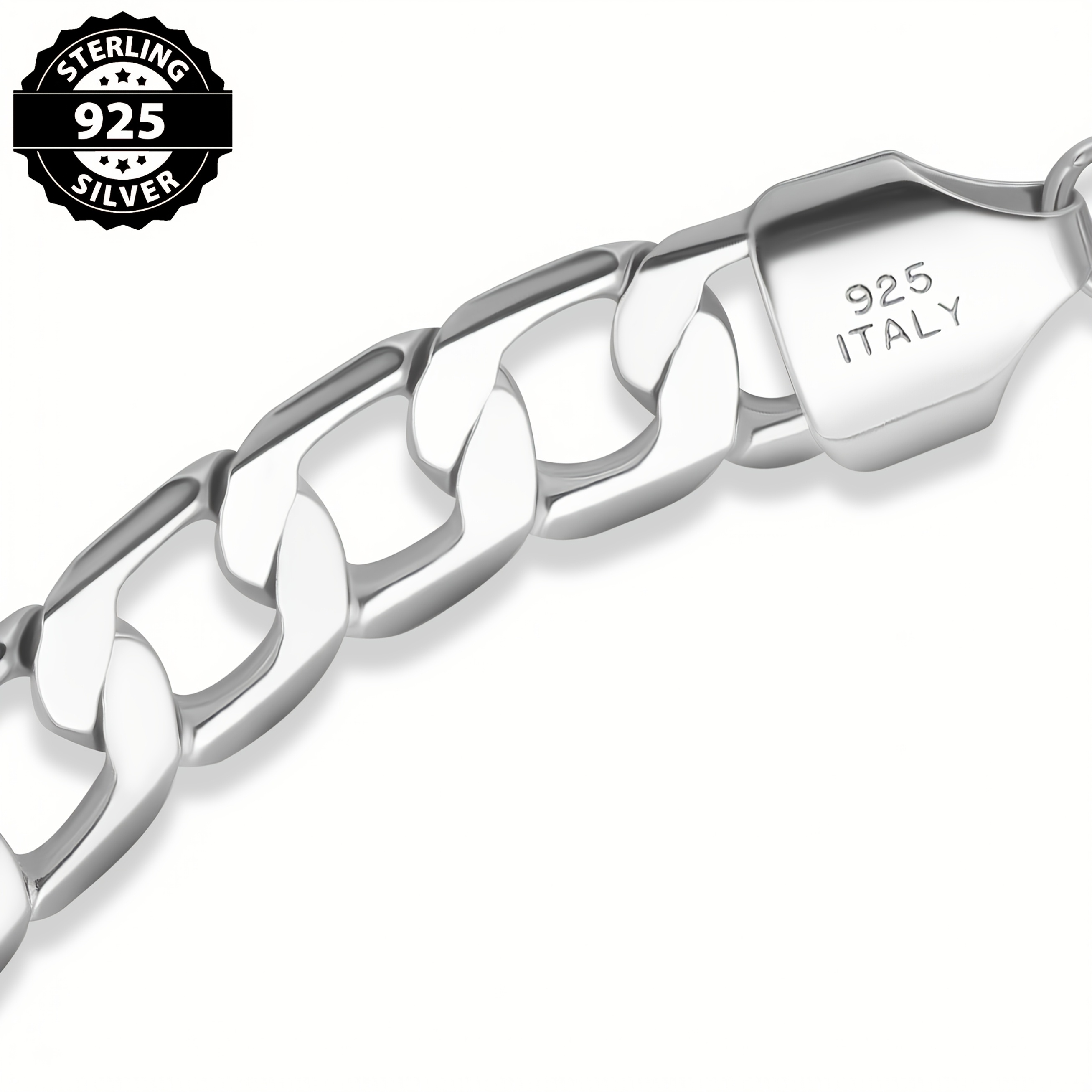 

1pc Snake Design 925 Silver Bracelet Chain Length 7.5in Luxury High Quality Personalized Retro Street Hip Hop Holiday Gift Birthday Gift With A Box