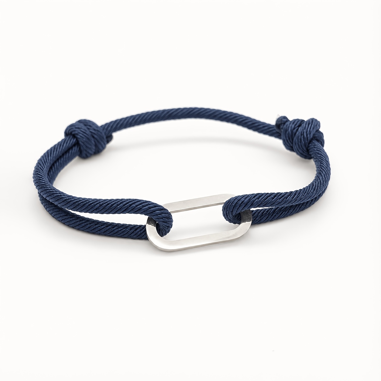 TEMU Pulsera con Grabado – Joyería de Cordón Personalizada para Hombres, Ideal para Trabajo Duro y Uso Diario, Cuerda de Nylon Ajustable y Duradera
