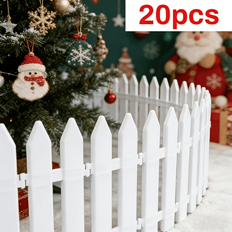 TEMU 【2d Flat】 [2d Flat] New Plastic Fencing, Installation, Snap-fit Design Plug And Play, Flower Beds And Lawn At Will. Delicate Gothic Design Fresh