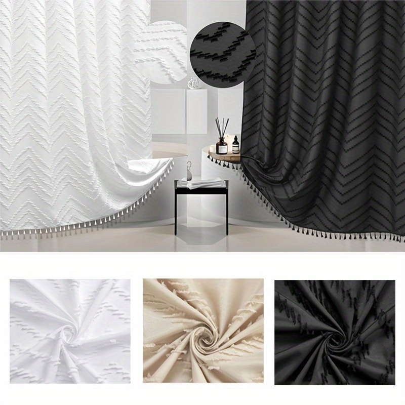 

de à franges bohèmes, de salle de à chevrons multicolores, tissu à , lavable en , tissage texturé hôtel de - de 1