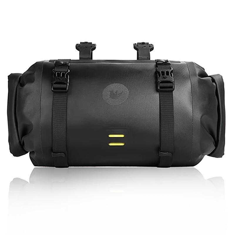 Image of 1pc Bike Handlebar Bag Big Capacity 8l Frame Front Tube Cycling Bag Trunk Pannier Bike Additions