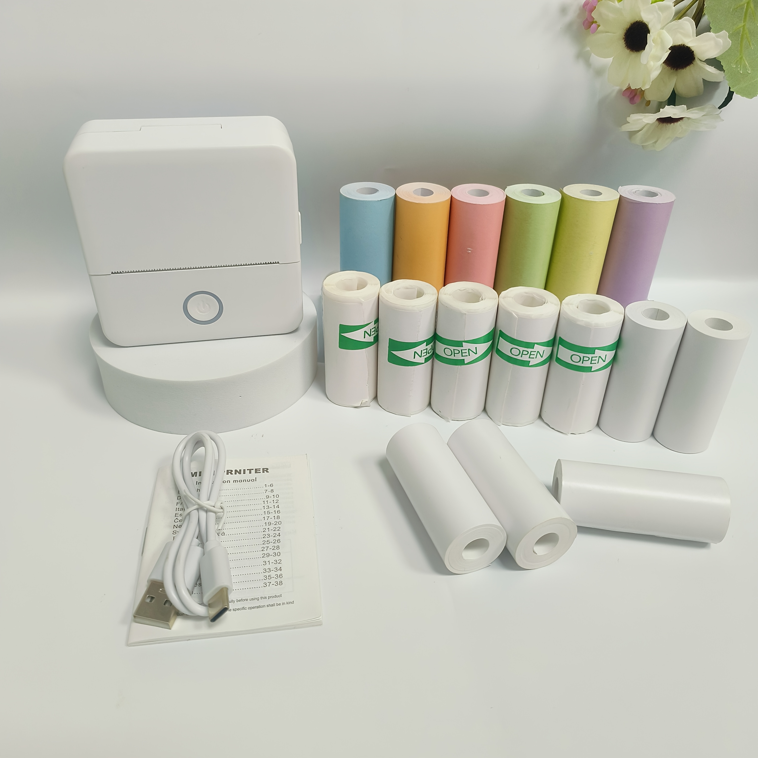 mini portable printer sold on Temu United States