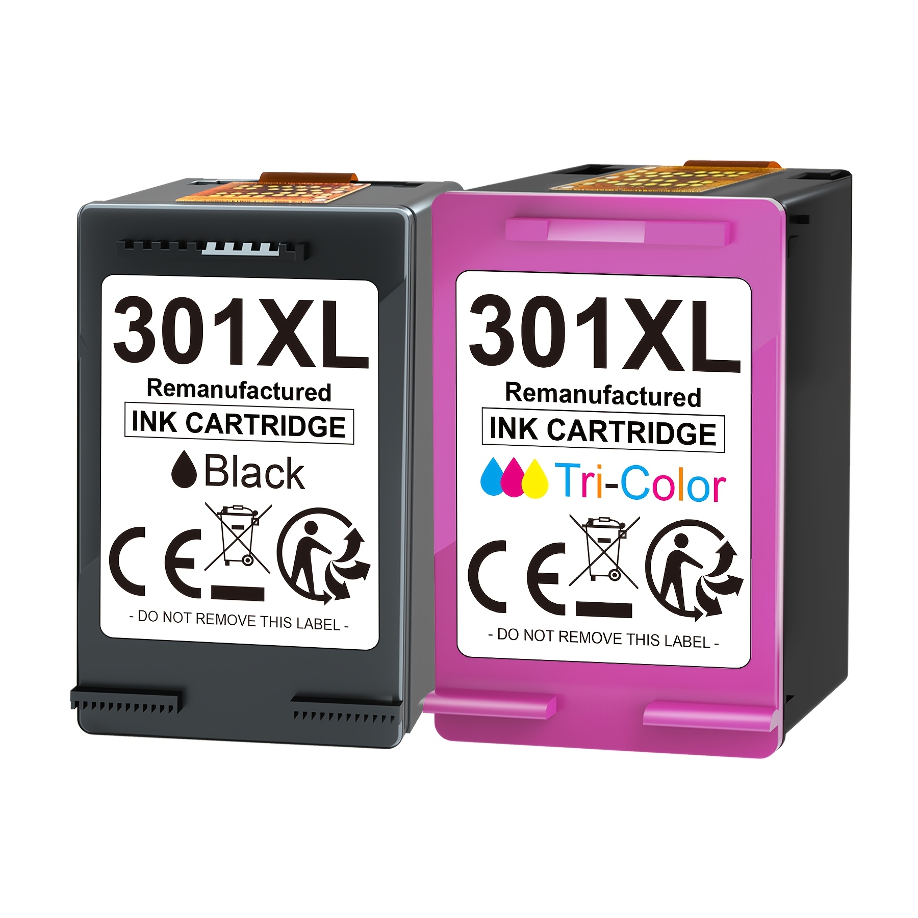 Image of 301xl Ink Cartridge Replacement For 301xl Works With 1000 1050 1055 1056 1510 1513 1517 2000 2050 2510 2540 2620 2622 4500 4502 5530 5532 Printer, Multipack