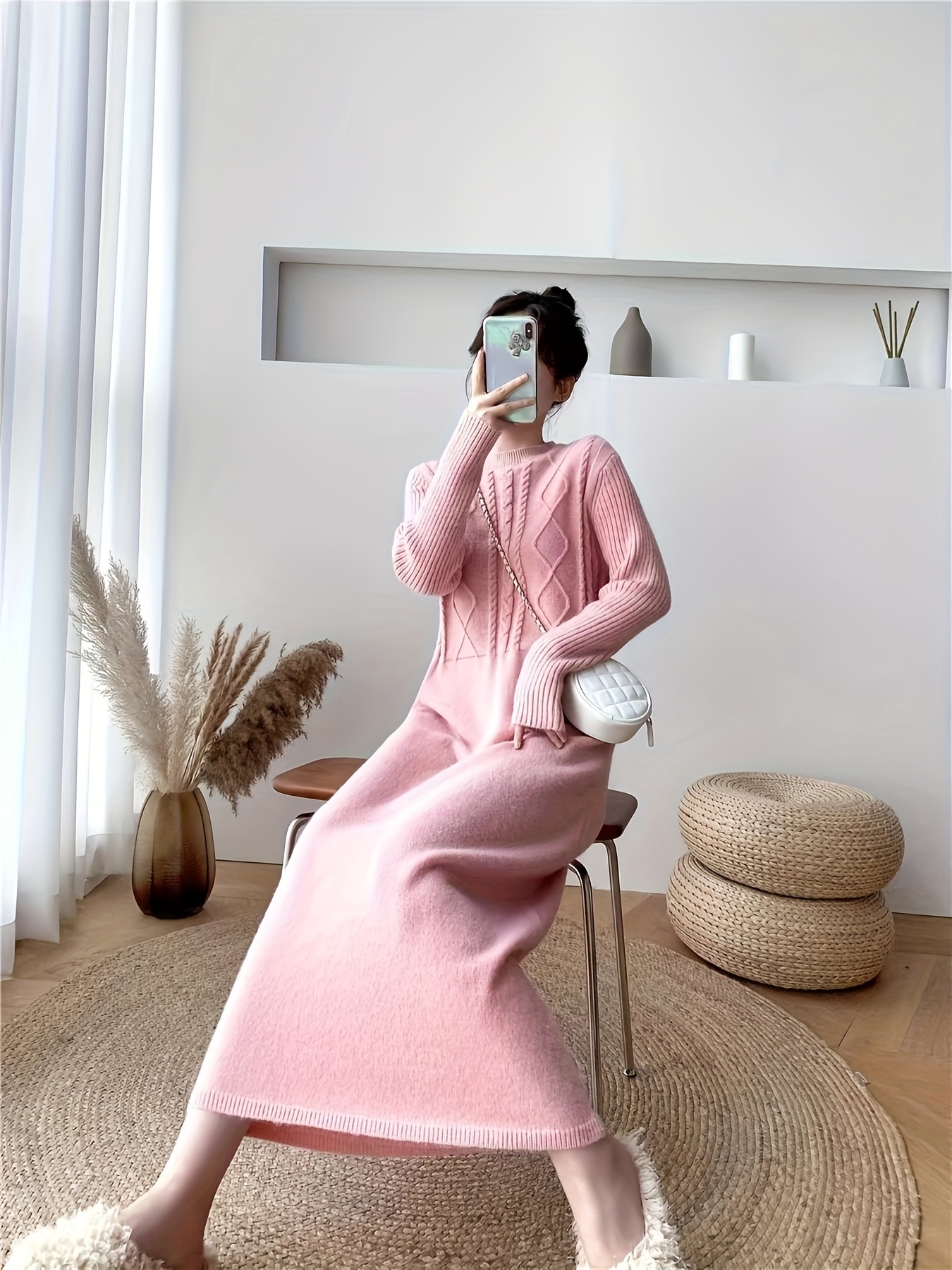 green emerald velvet dress CHARTOU Women Basic Sweater Dress Long Sleeve Pleated Flared Knitted Short  Dresses (X-Small, Black) at Amazon Women's Clothing store main image 0