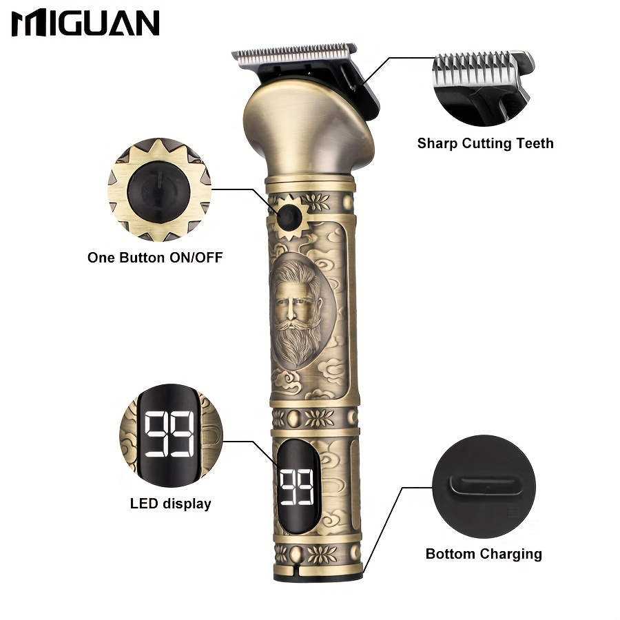   men is grooming kit with lcd display beard trimmer electric shaver hair clipper usb rechargeable   beard trimmer nose trimmer for body facial styling effortless precision grooming   gift for men is beard care set Product details 7