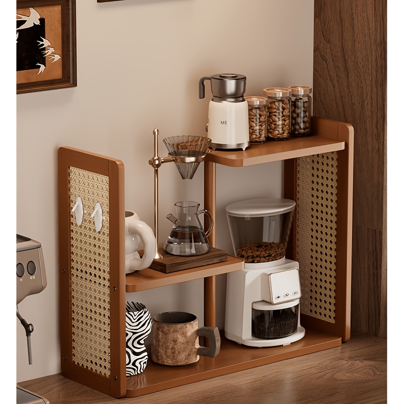 Practical Desktop Storage Rack, Used For Storing Coffee Cups, Tea Cups, Tea Sets, And Desktop Utensils; Simple Household Water Bottle Storage Rack