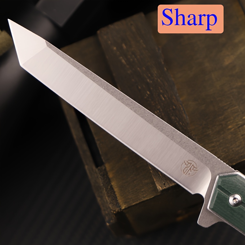 

1pcd2 Steel Bearing Commander High-hard Sharp Knife Outdoor Hiking Camping Portable High-hardness Edc Fruit Knife