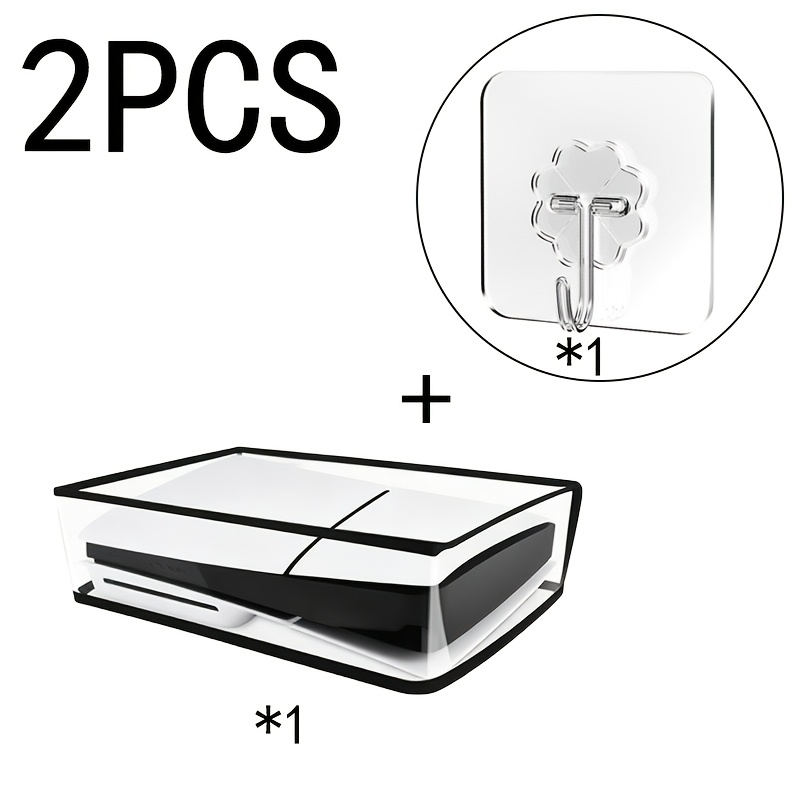 TEMU 1 pz Copertura Antipolvere per Console PS5, Custodia con Bordo, Protezione Anti-Polvere e Antigraffio per PS5, Compatibile con con Disco e