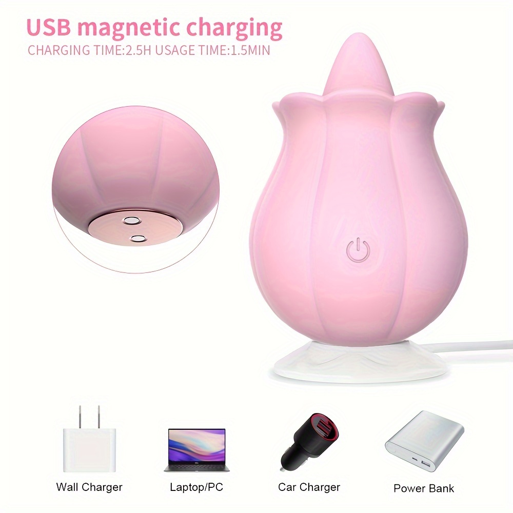1pc rose tongue licking female - Temu