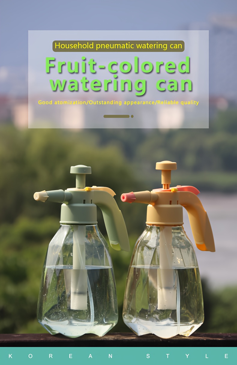 colorful fruit themed household watering spray bottle pressure operated for gardening hand pump sprayer for succulents Product details 0