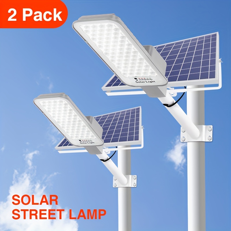 

2 Solar Street Lamps With 6000 Ma, 30000 Solar Street Lamps Electricity Charge, Semi-embedded Street Lamps For, And 192 Large Led Lamp Beads For Commercial Lighting From .