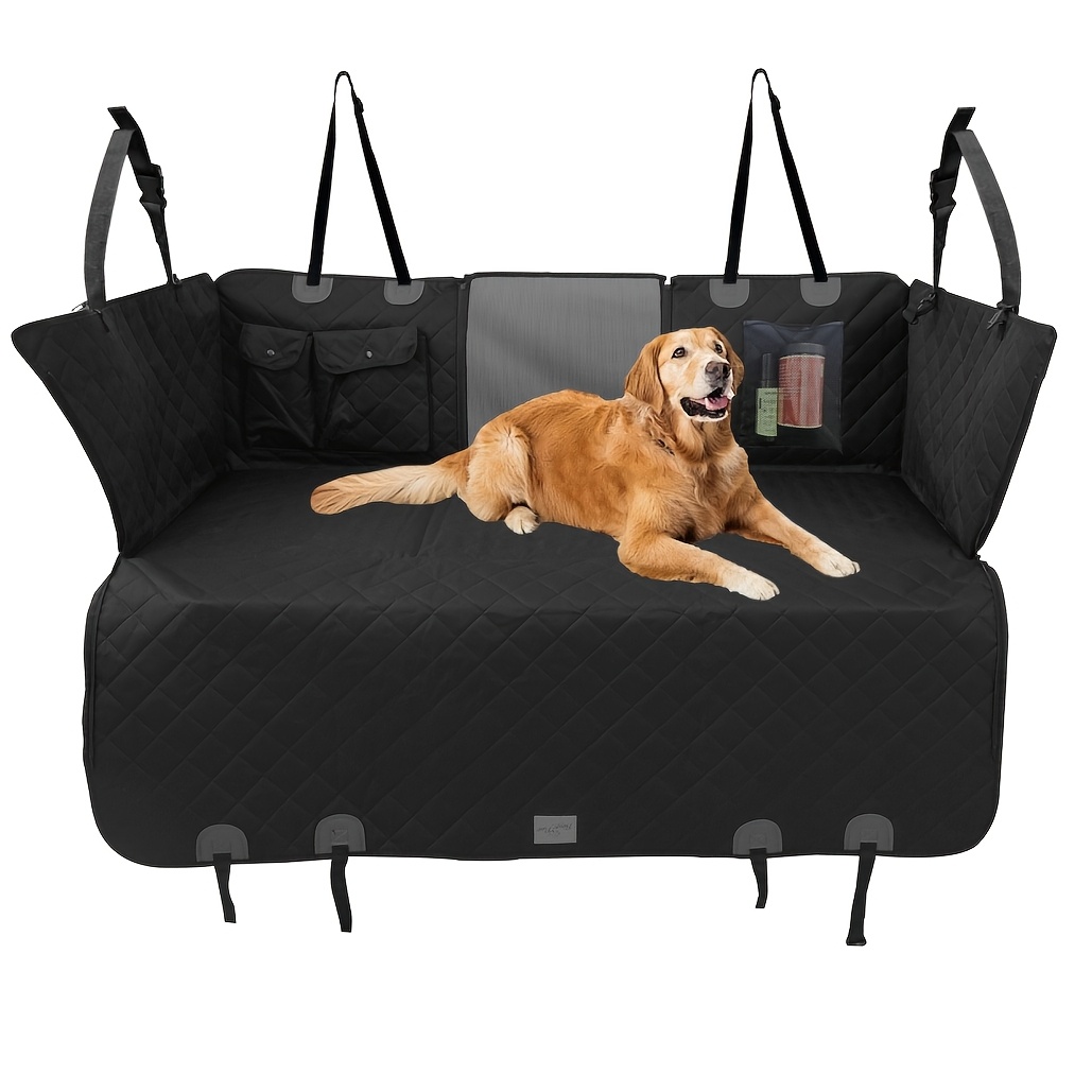 TEMU Pet Car Mat Load-bearing Model Car Pet Mat Dog Travel Hammock Rear Seat Cushion Cardboard Car Dog Bed
