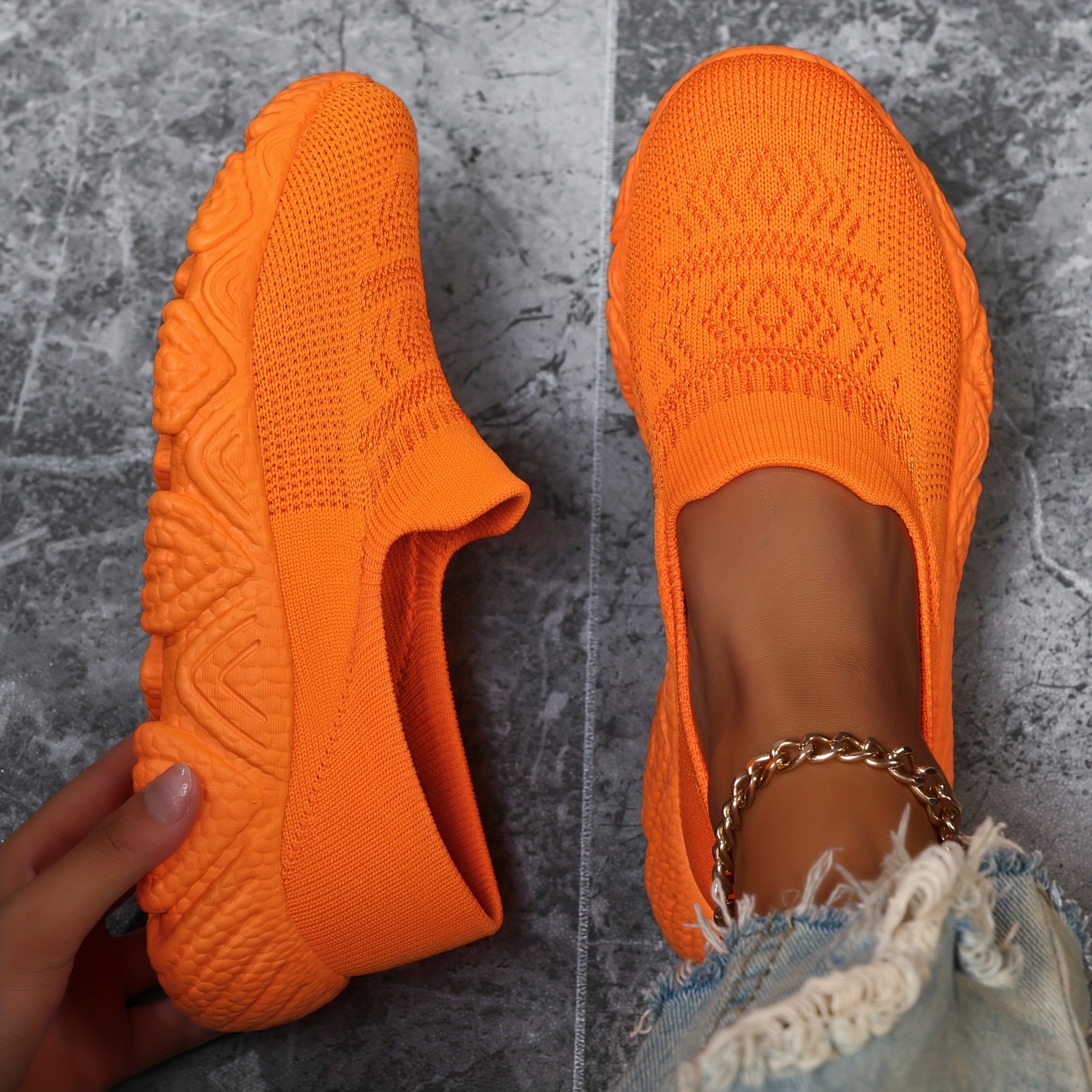TEMU [sneakers] Shoes | Breathable Fabric Upper, Cushioning Support, With Md Sole