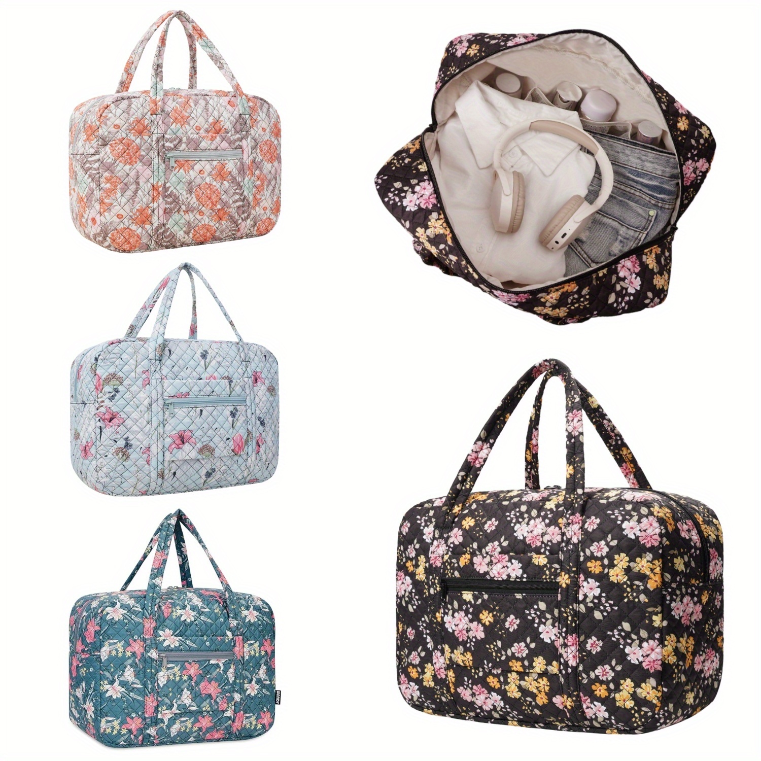 airplane approved quilt duffle bag travel flight cabin bag