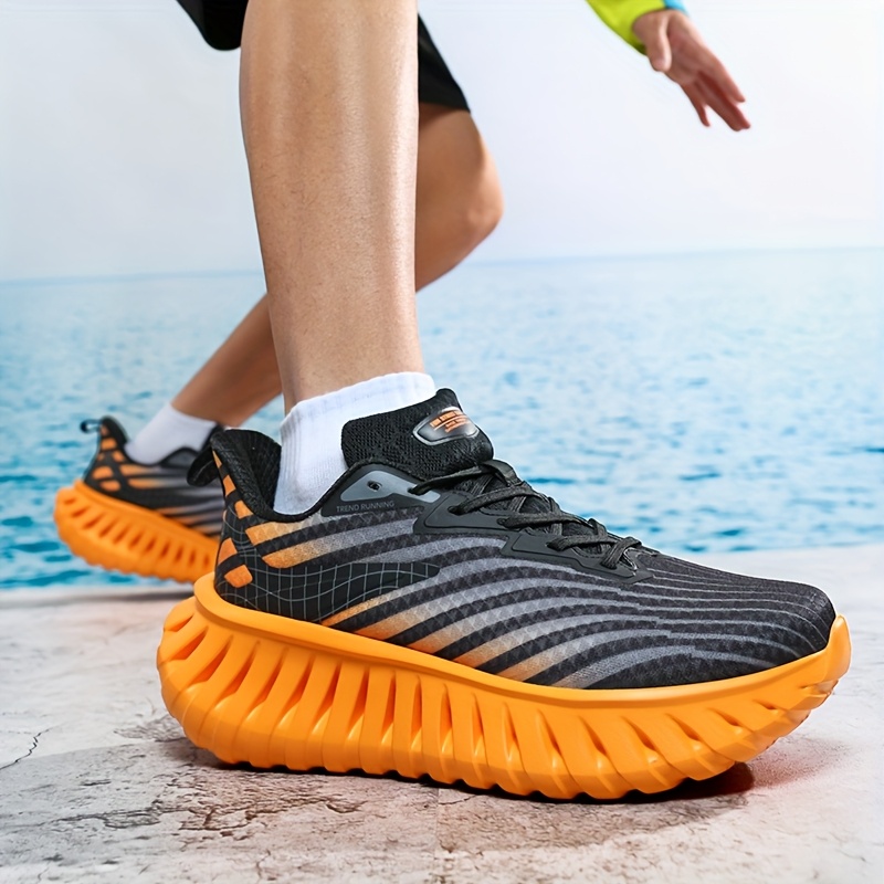 Men'S Running Shoes, Casual Sneakers, Outdoor Trail Running Shoes, Slip-Resistant, Wear-Resistant, Breathable Mesh, Lightweight Hiking And Walking Shoes, Suitable for Indoor And Outdoor Road Running, Stylish Athletic Shoes, Fitness Shoes