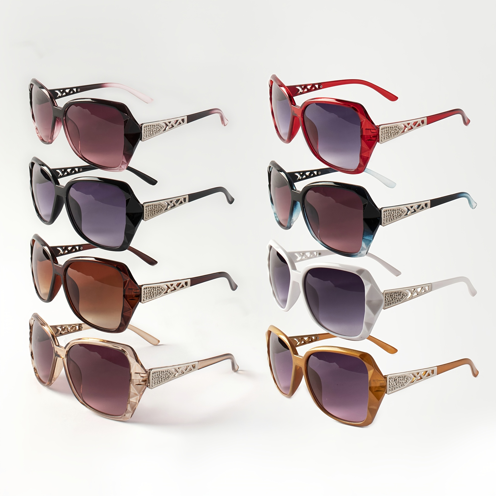 occhiali donna ispirati vintage montature grandi Temu Italy