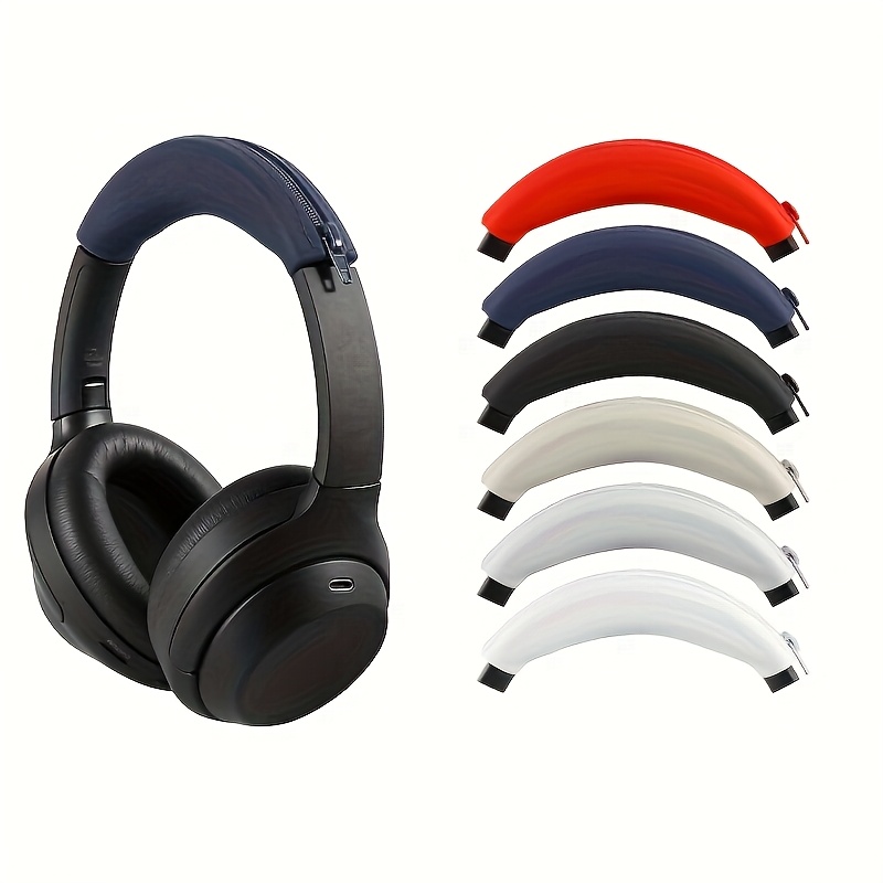 

Protecteur de bandeau en silicone pour plusieurs casques - Compatible avec Sony WH-1000XM3/4, , , , Space Q45, Life Q30 & Q20 - Coussinets de rechange lavables et durables avec fermeture éclair