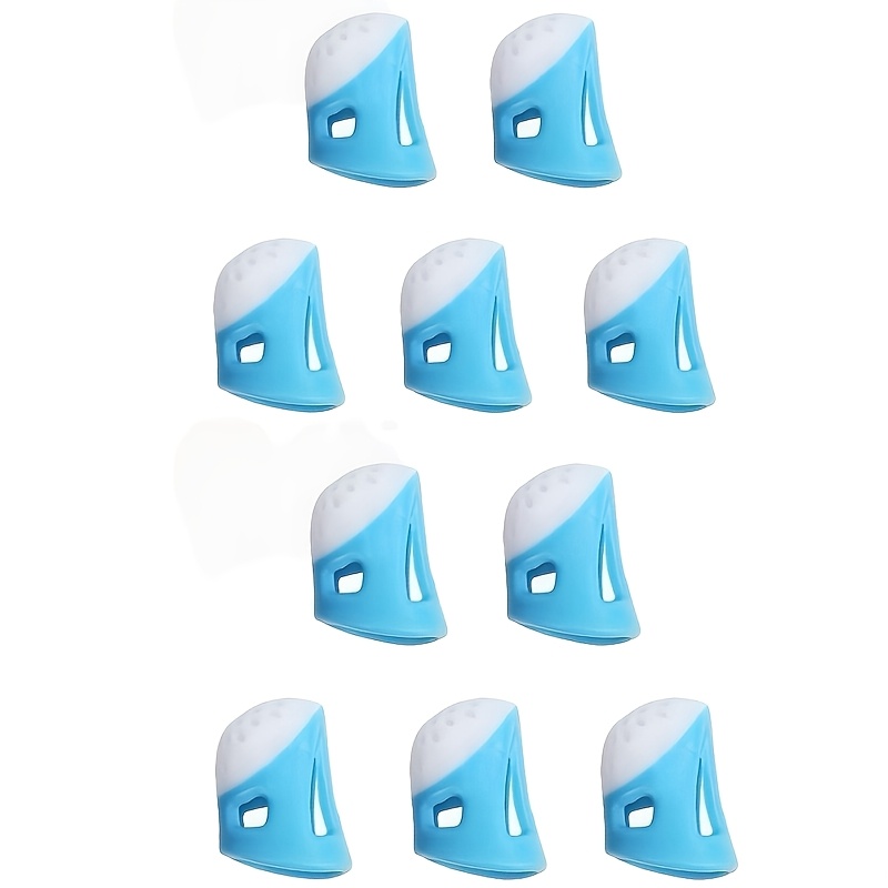 TEMU 10 pièces Lot de Dé à Coudre avec Design -Glisse, Disponibles en Plusieurs Tailles - Idéal pour et les Loisirs Créatifs