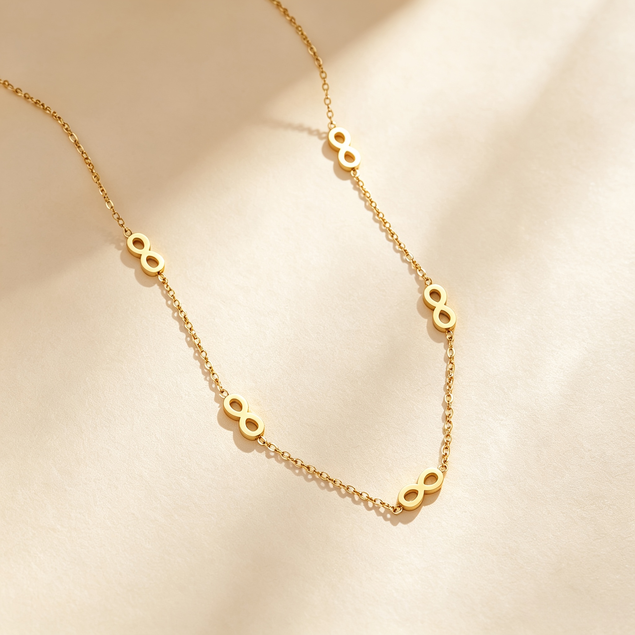 Western Instagram Style Multi-Layer Infinity Symbol Necklace