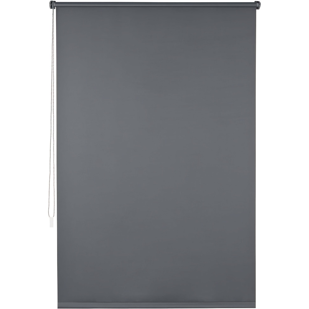 1pc Of Coal Black Blackout Roller Shades That Do Not Drilling, Featuring Side Pull Mechanisms Along With Attachments And For Sun Protection, Suitable For Doors And Windows