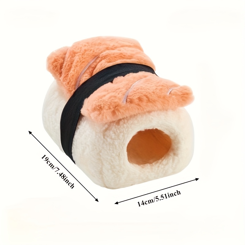 TEMU 1pc Hamster & Small Animal Bed Compatible For Hamsters, Hamster Habitat, Bedding - Warm Winter Thickened Bed, Durable Soft Cage Accessory, For