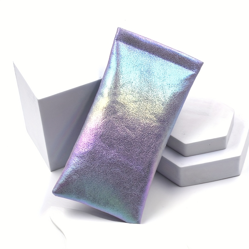 Vibrant Automatic-closing Pu Case For Storing Glasses