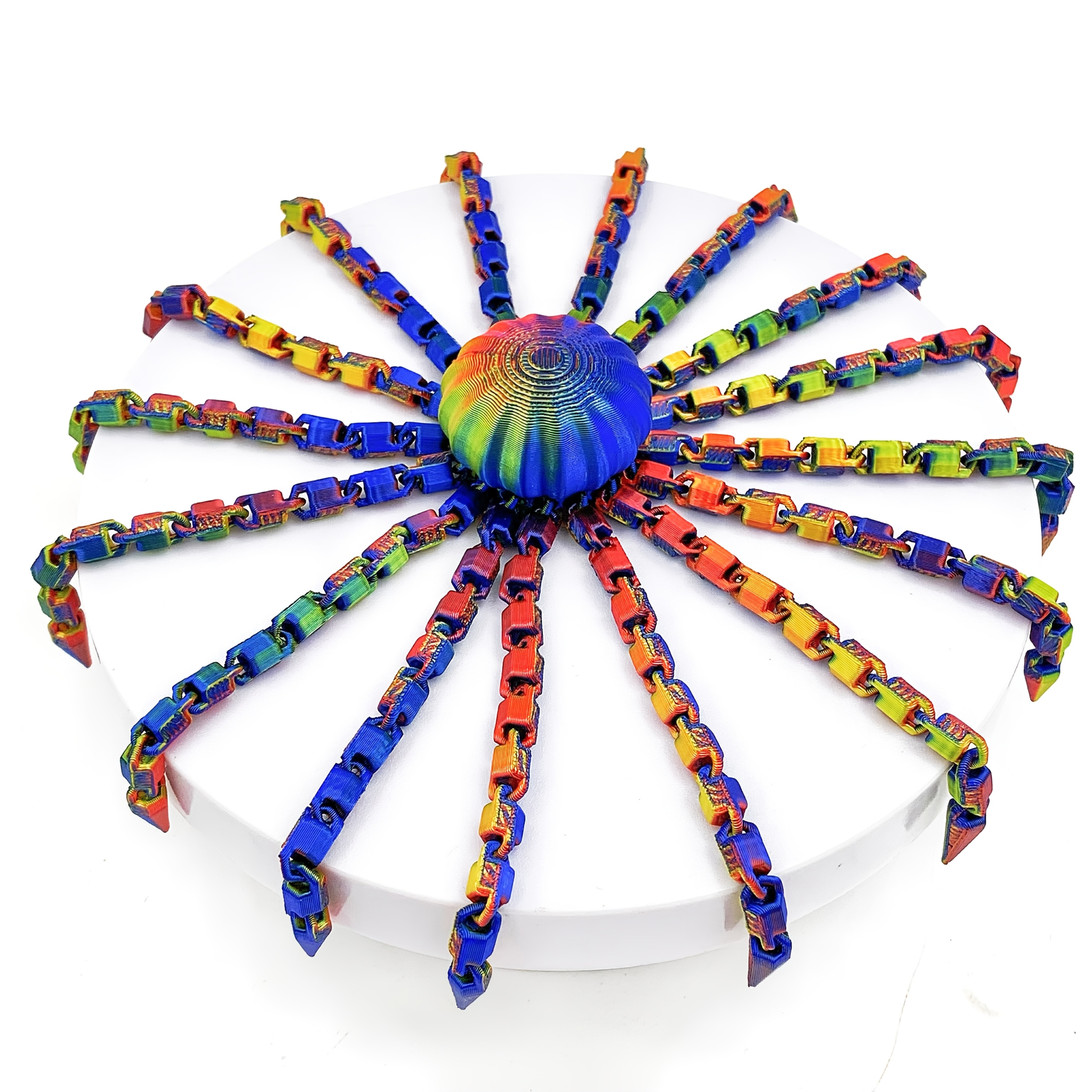 1/2pcs Of 3d Printed Little Octopus Toys With Vibrant Gradient Colors, Suitable 3 And Up. Perfect Gifts For During Thanksgiving And Easter. Movable Octopus Toys For Model Making And Hobby Development