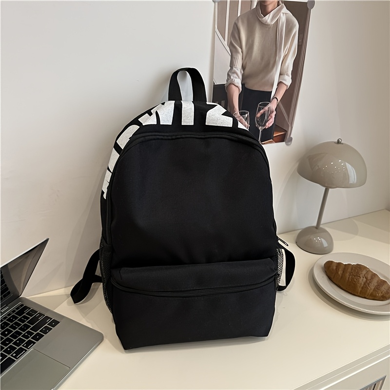 TEMU Mochila para mujer, mochila con estampado de , unisex para mujer, mochila casual de uso diario, bolsa escolar para estudiante de gran capacidad,