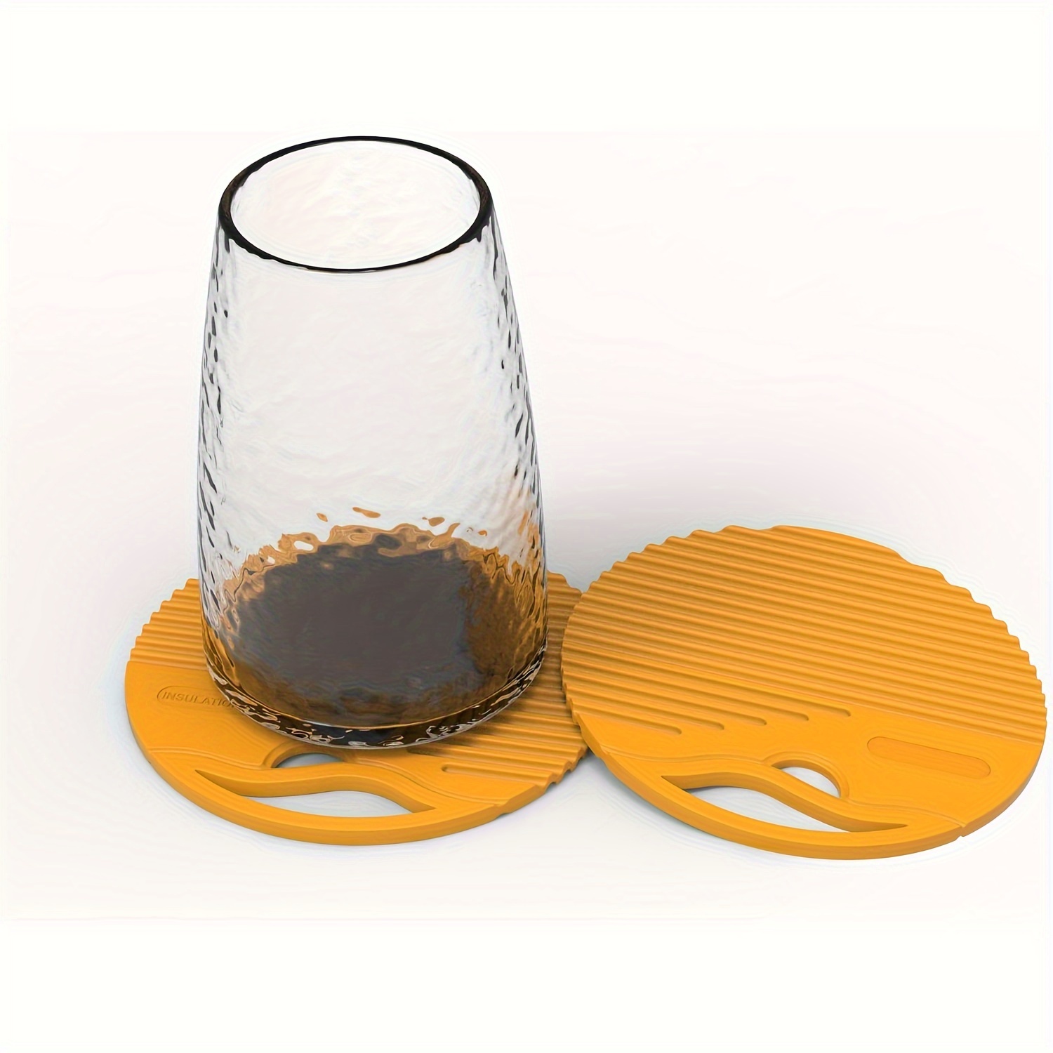 INF Lot De 4 Dessous De Plat En Silicone Résistant à La Chaleur Pour