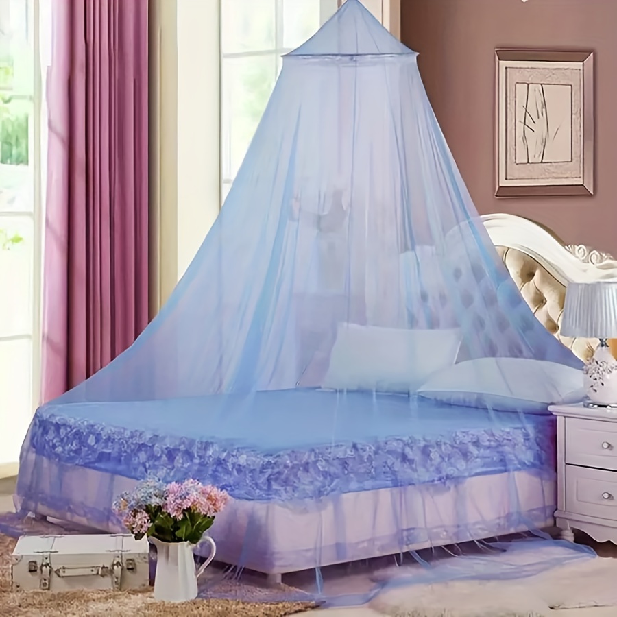 

Elegant Princess-style Dome Mosquito Net - , No Stand Needed, Mixed Colors, Polyester Bed For Home Use