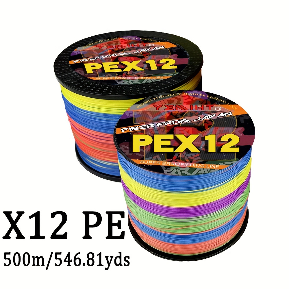 

Ultra-strong 12-strand Pe Braided Fishing Line - , Wear-resistant & High For Saltwater And Freshwater Angling, 546yds