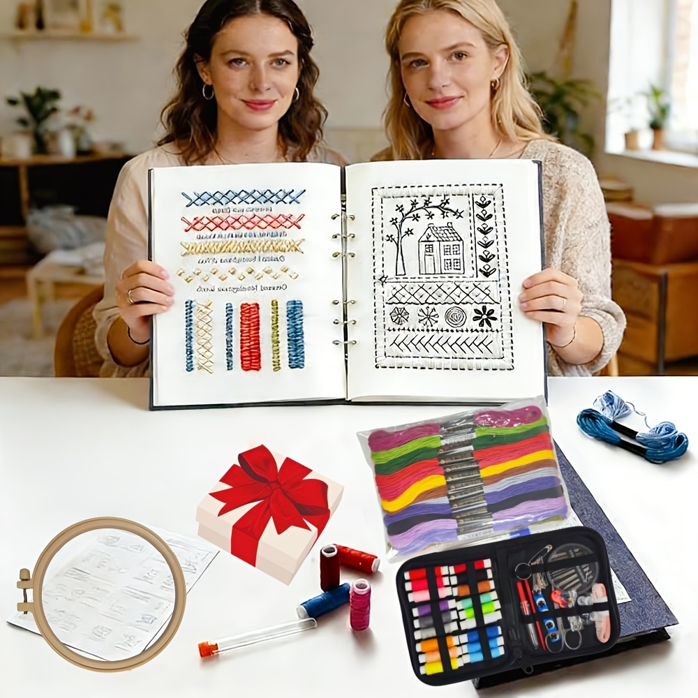 Upgraded Extra Large Hardcover Embroidery Book