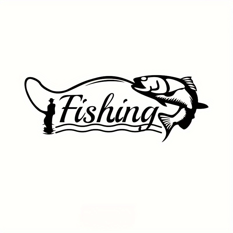 Funny Car Sticker Fishing Car Body Moulding Decoration Car Accessories