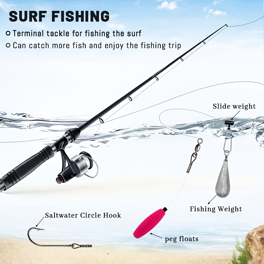 catch-free fishing hooks 8pcs fishing hook leader rigs anti bite long shank single